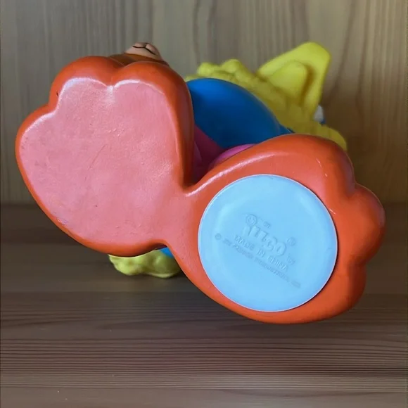 VINTAGE 80’s Jim Henson Sesame Street Big Bird Coin Bank by illco - Picture 5 of 17